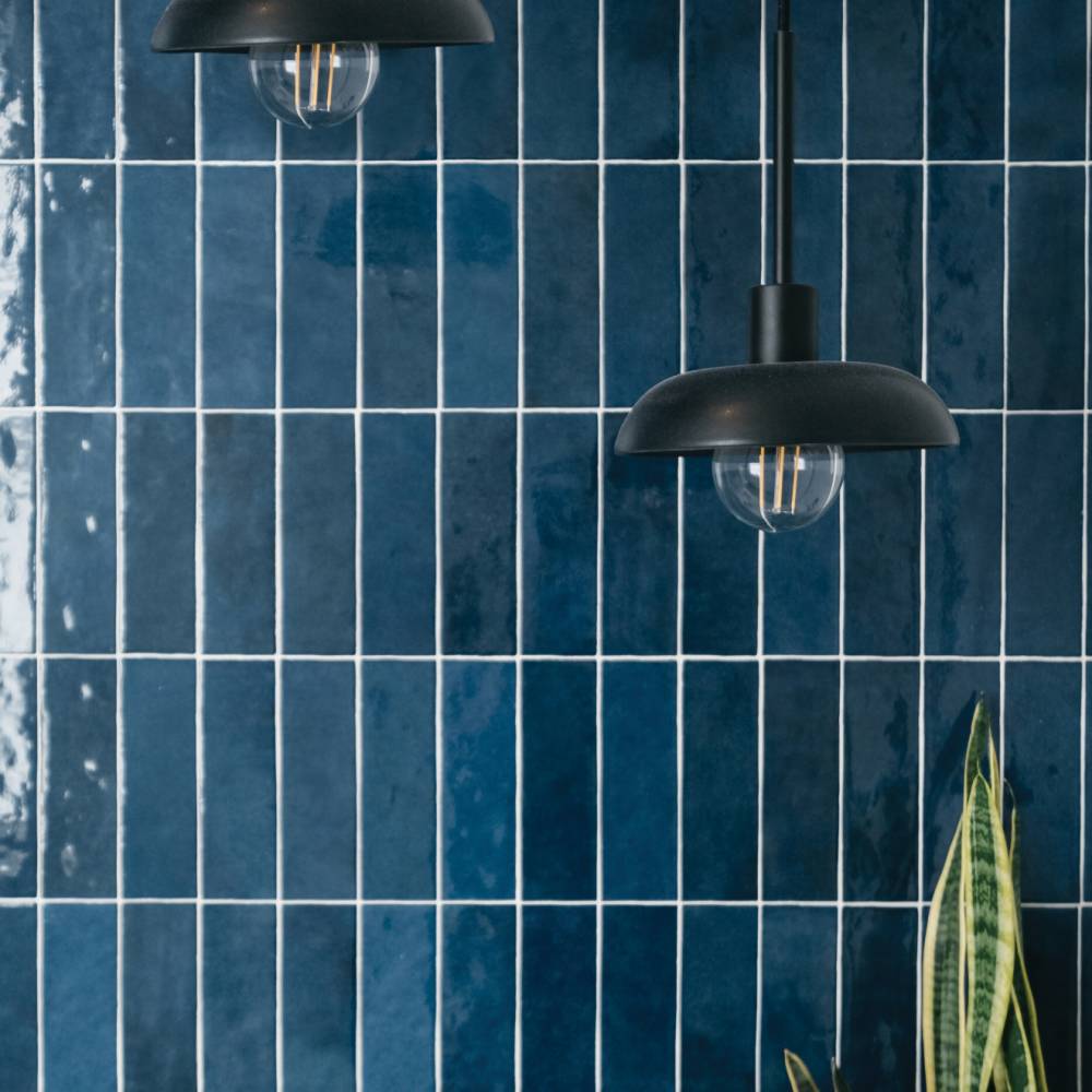 Cloé Ceramic Tile in Blue