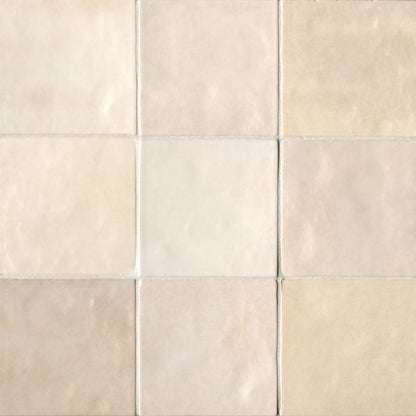 Cloé Ceramic Tile in Creme