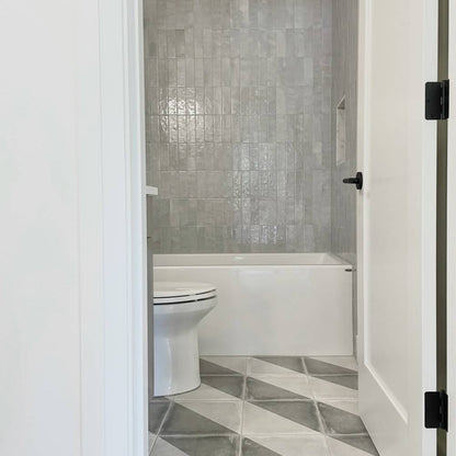 Cloé Ceramic Tile in Grey