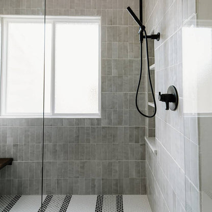 Cloé Ceramic Tile in Grey