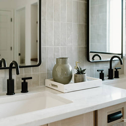 Cloé Ceramic Tile in Grey