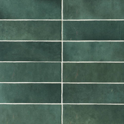 Cloé Ceramic Tile in Green