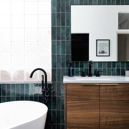 Cloé Ceramic Tile in Green