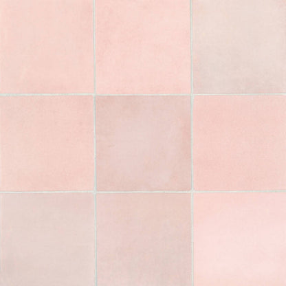 Cloé Ceramic Tile in Pink