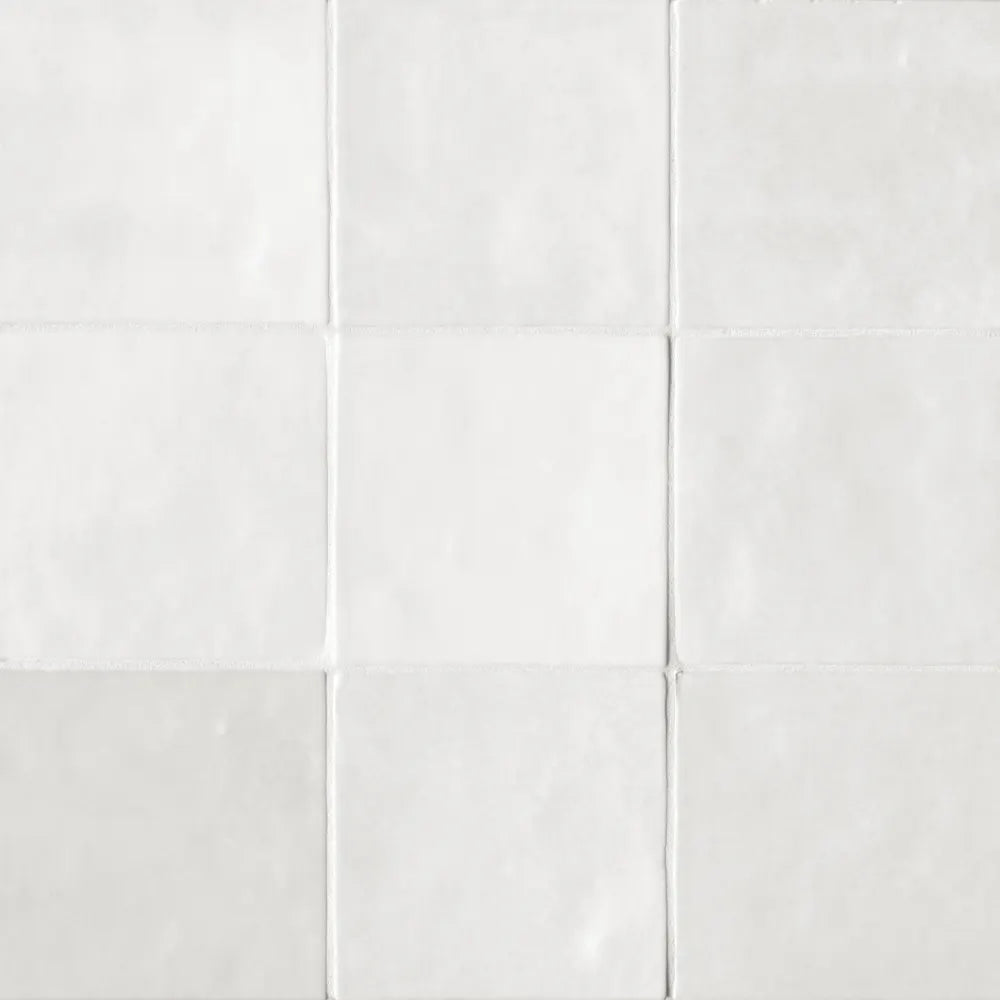 Cloé 5" x 5" Ceramic Tile in White