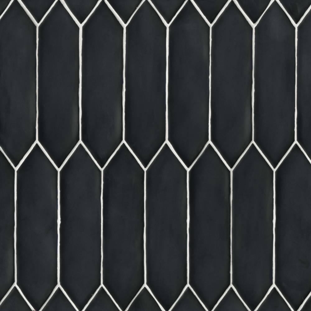 Reine 3&quot; x 12&quot; Picket Pattern Matte Ceramic Wall Tile