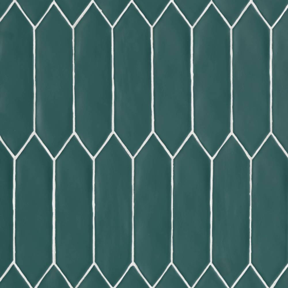Reine 3&quot; x 12&quot; Picket Pattern Matte Ceramic Wall Tile