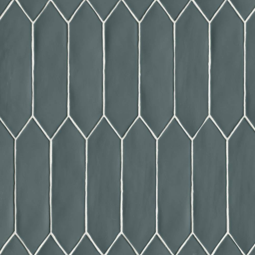 Reine 3&quot; x 12&quot; Picket Pattern Matte Ceramic Wall Tile