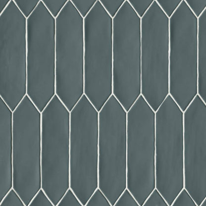 Reine 3&quot; x 12&quot; Picket Pattern Matte Ceramic Wall Tile