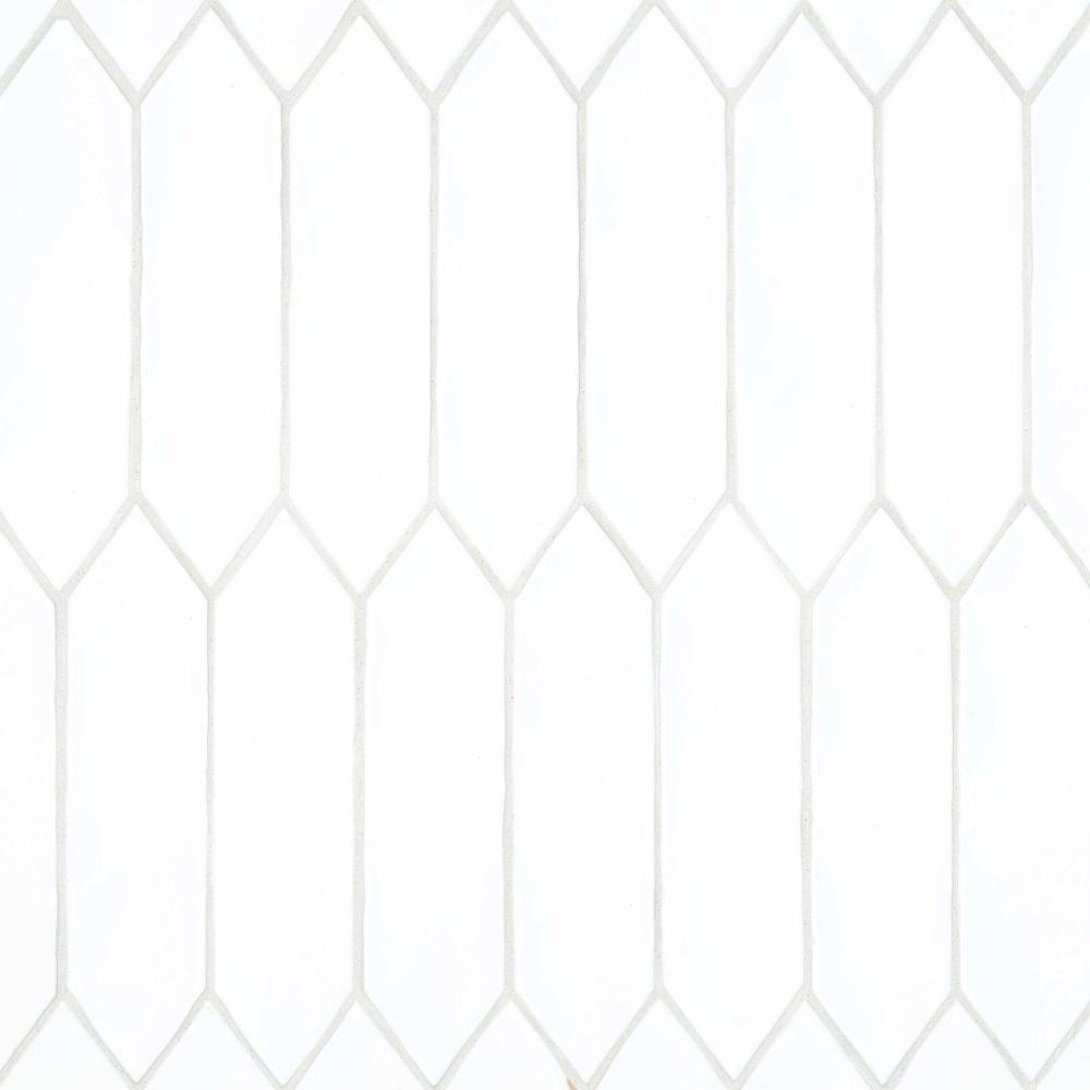 Reine 3&quot; x 12&quot; Picket Pattern Matte Ceramic Wall Tile