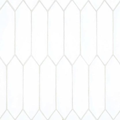 Reine 3&quot; x 12&quot; Picket Pattern Matte Ceramic Wall Tile