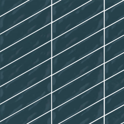 Sorrento 2.5&quot; x 10&quot; Right Chevron Ceramic Wall Tile in Fiore
