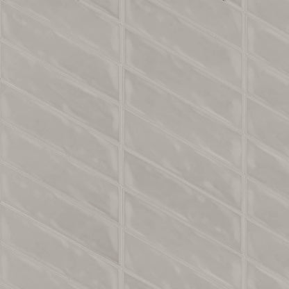 Sorrento 2.5&quot; x 10&quot; Right Chevron Ceramic Wall Tile in Fiore