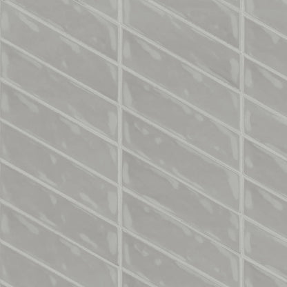 Sorrento 2.5&quot; x 10&quot; Right Chevron Ceramic Wall Tile in Fiore