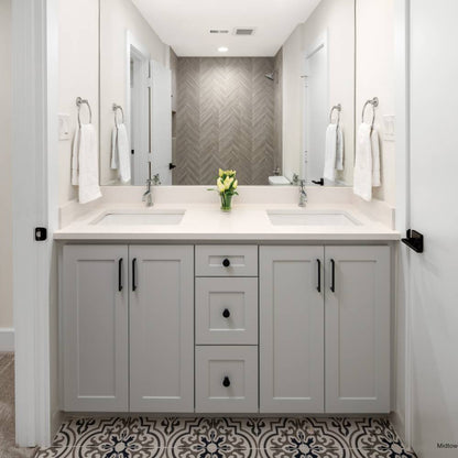 Textuality 16&quot; x 47&quot; Wall Tile in Grey