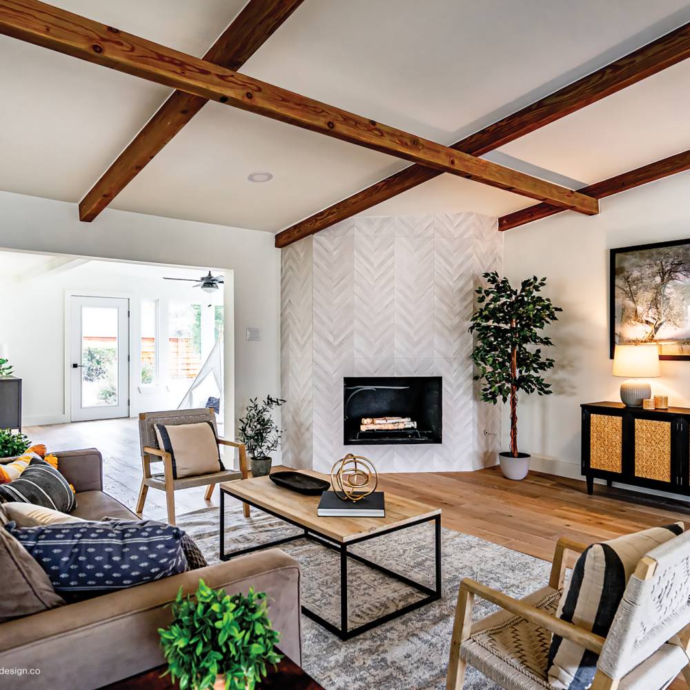 Textuality 16" x 47" Wall Tile in Grey