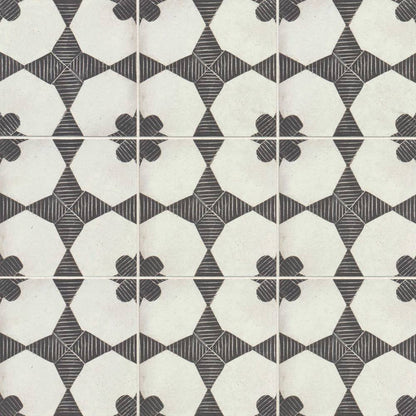 Enchante 8&quot; x 8&quot; Matte Porcelain Decorative Tile in Moderno