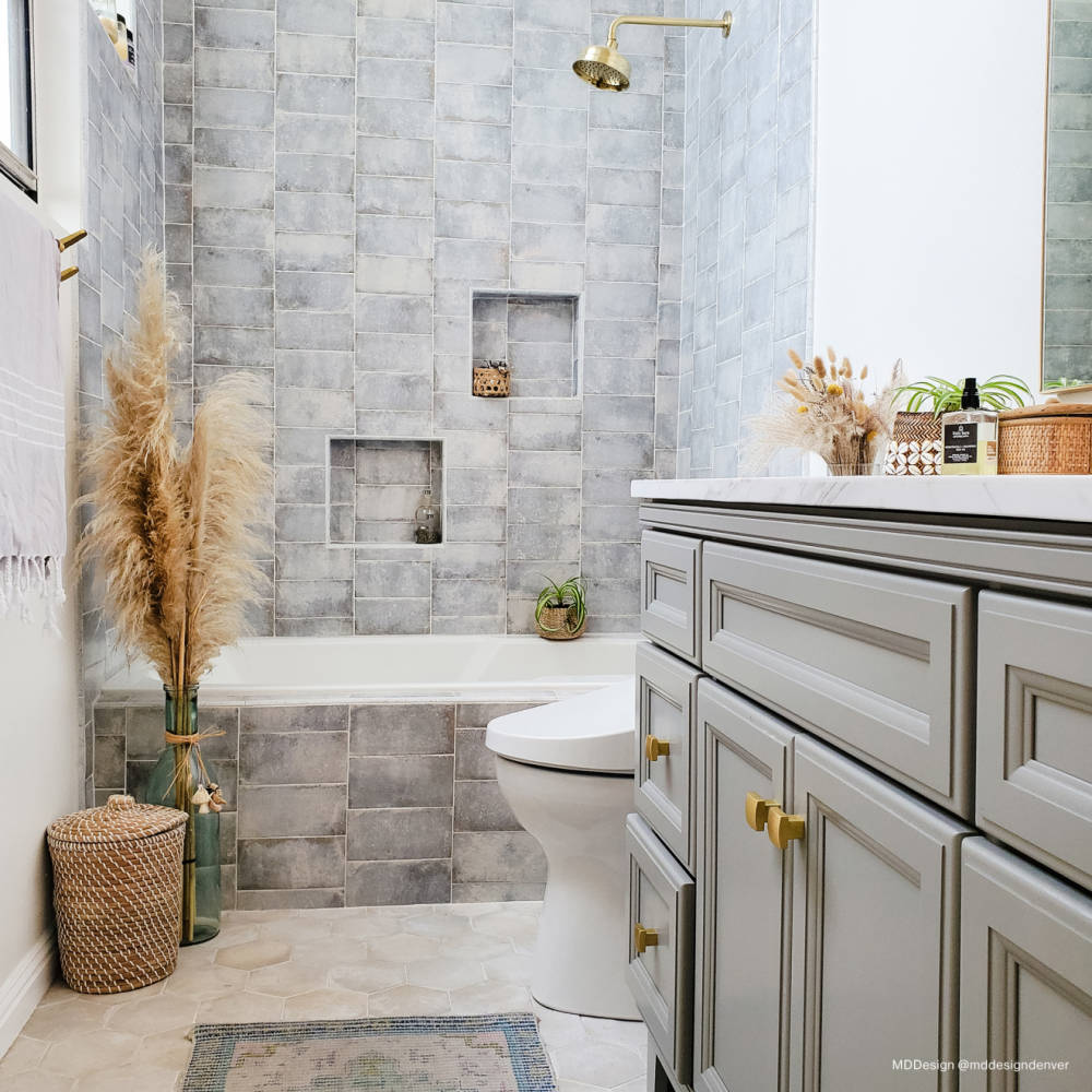 Vivace 4" x 9" Floor & Wall Tile in Fossil