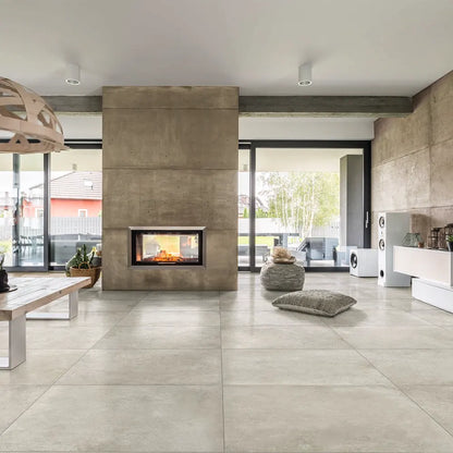 Materika 32&quot; x 32&quot; Matte Porcelain Floor and Wall Tile in Sand
