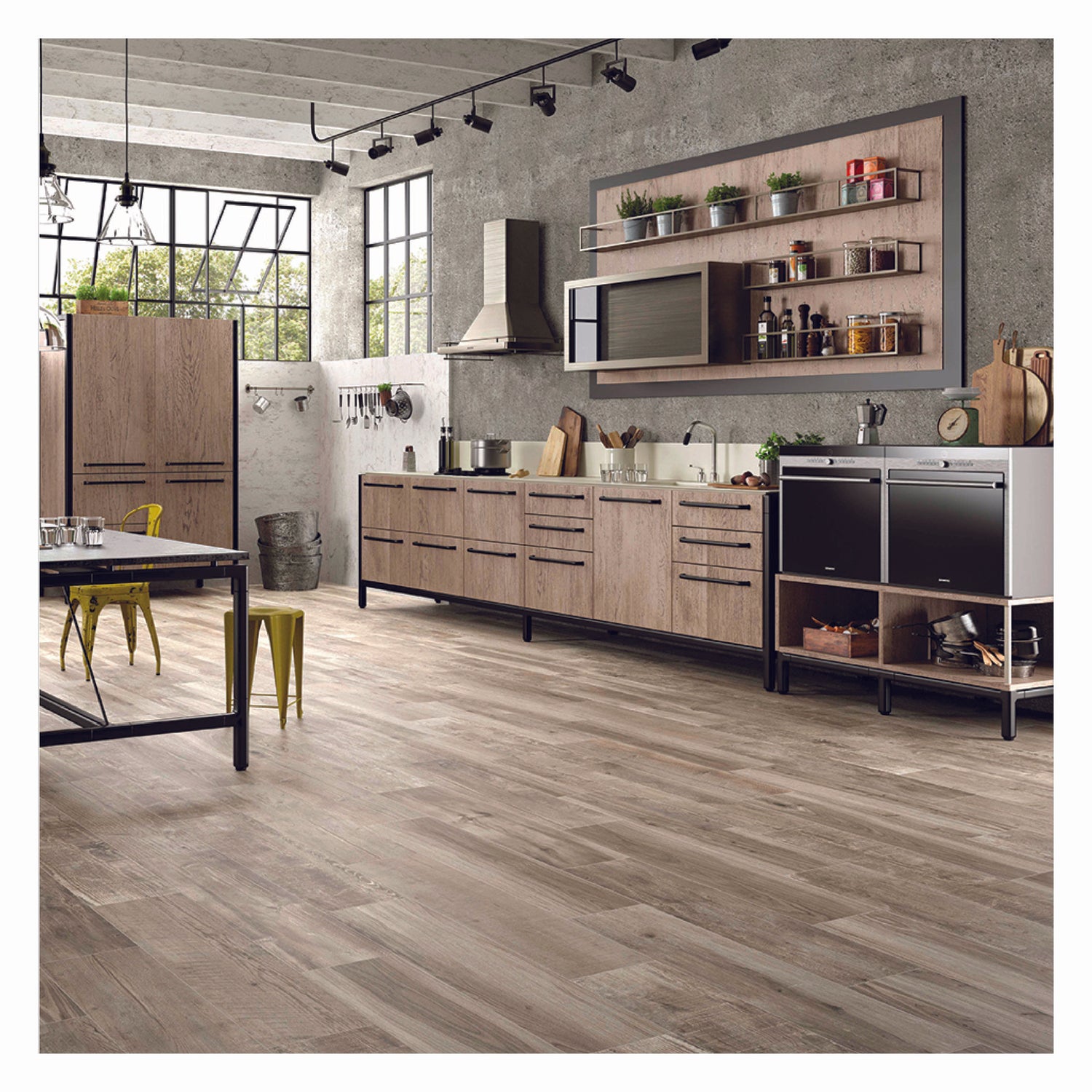 12X60 Salem Walnut Wood Look Porcelain Tile