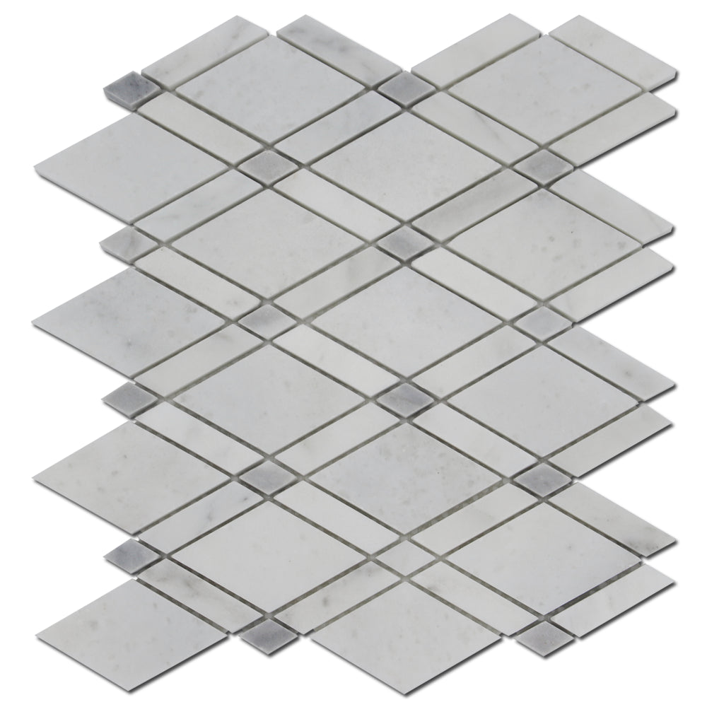 Rhomboid Milas White &amp; Imperial White
