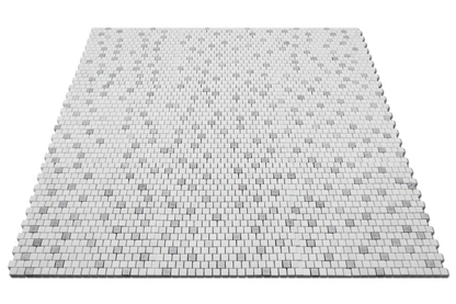 Bianco Venato Dolomite 5/8X5/8 Offset Dolomite Rain