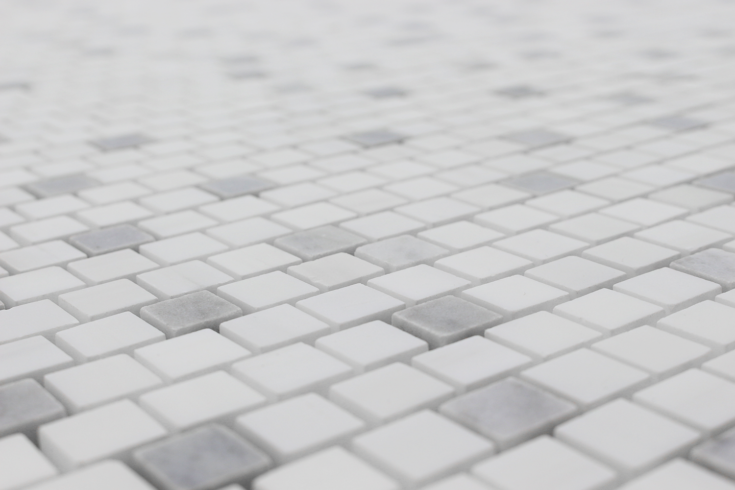 Bianco Venato Dolomite 5/8X5/8 Offset Dolomite Rain