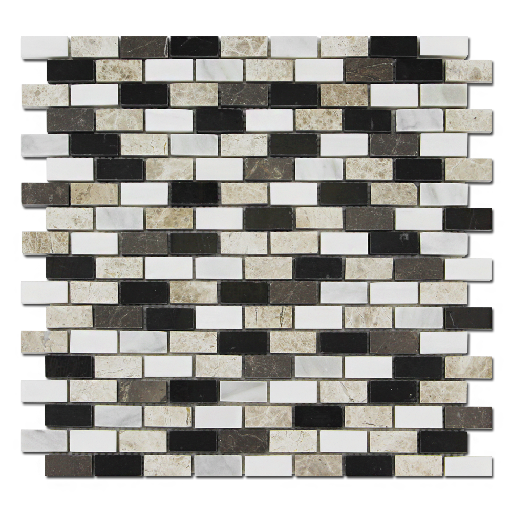 Taurus Black 5/8x1 1/4 Offset Levanzo Mosaic