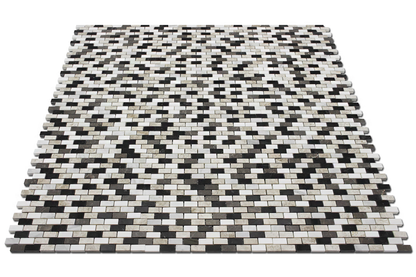 Taurus Black 5/8x1 1/4 Offset Levanzo Mosaic
