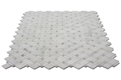 Alpine Mosic Rhomboid Milas White &amp; Imperial White