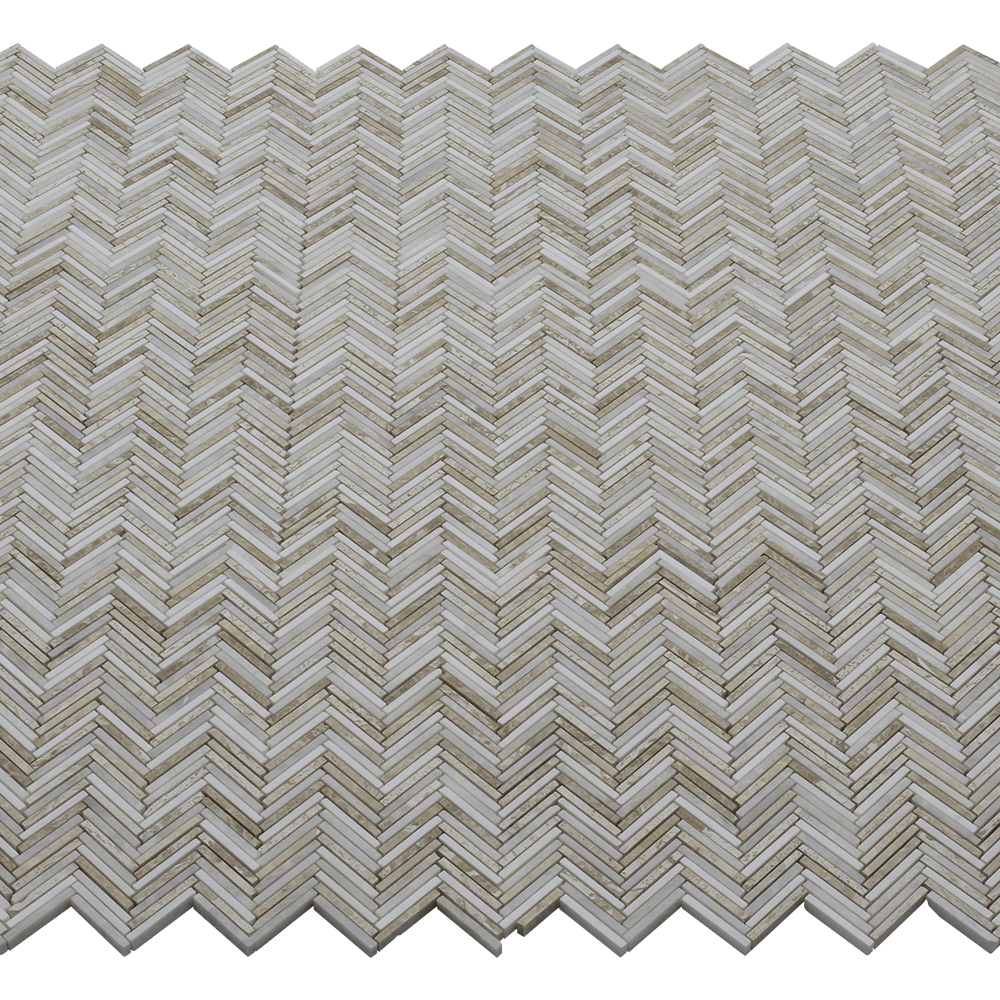 Capri Mosaic Bianco Venato Dolomite, Iceberg &amp; Karya Royal