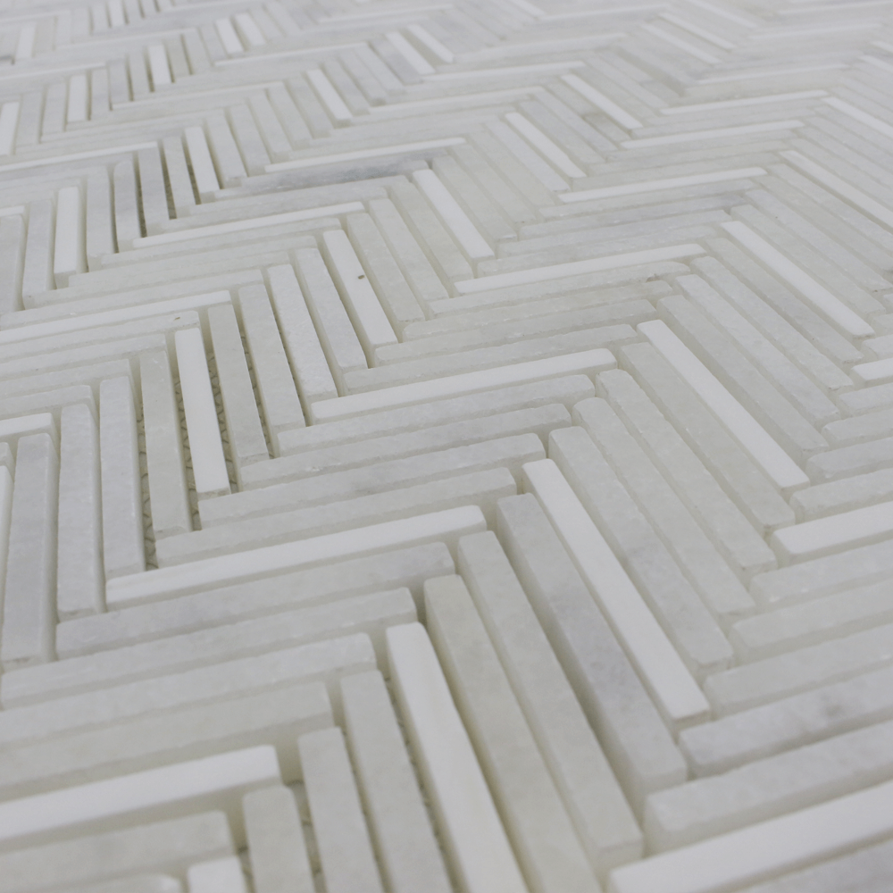 Capri Mosaic Bianco Venato Dolomite &amp; Milas White
