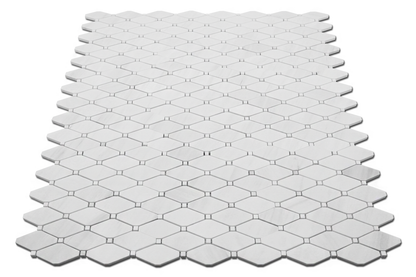 Bianco Venato Dolomite Clipped Diamond w/B Venato Polished