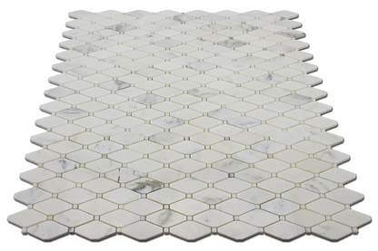 Clipped Diamond Calacatta Oliva w/Calacatta Polished
