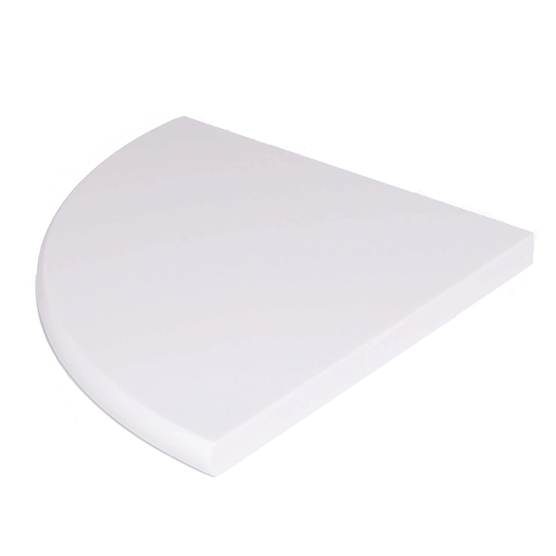 Corner Shelf Snow White Engineered Marble