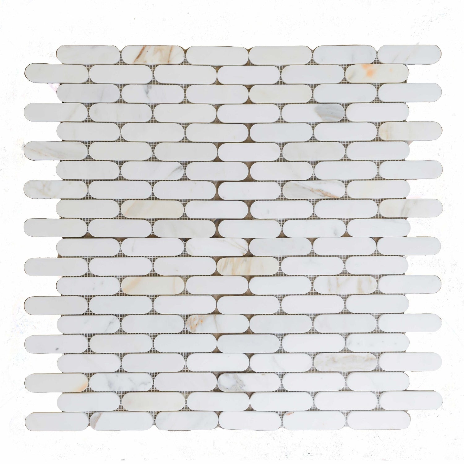 Picket Mosaic Calacatta Gold Eclipse Honed