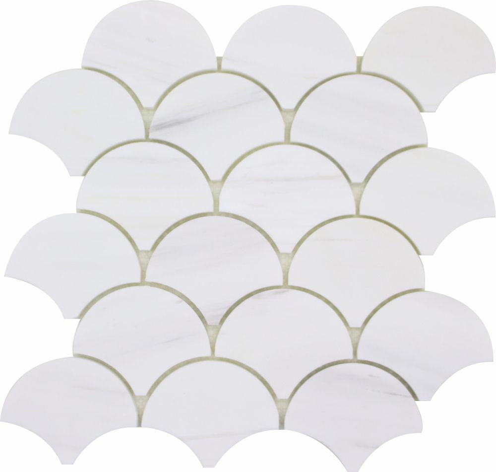 Bianco Venato Dolomite Fish Scale – Dolomite Polished
