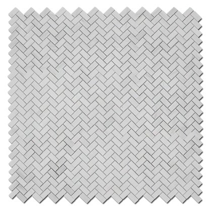 Bianco Venato Dolomite 1X2 Bianco Venato Herringbone Polished