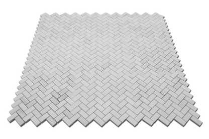 Bianco Venato Dolomite 1X2 Bianco Venato Herringbone Polished