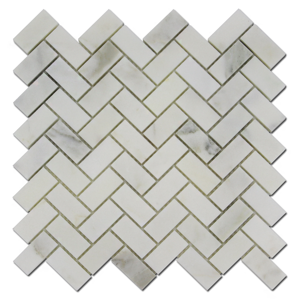 Calacatta Oliva 1X2 Herringbone