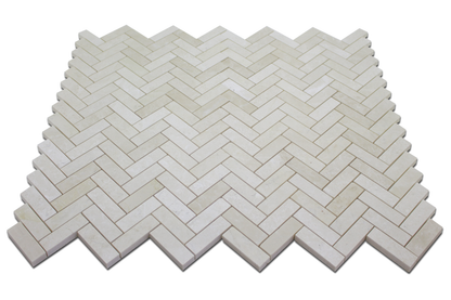 Perla Marble 1&quot; x 3&quot; Herringbone