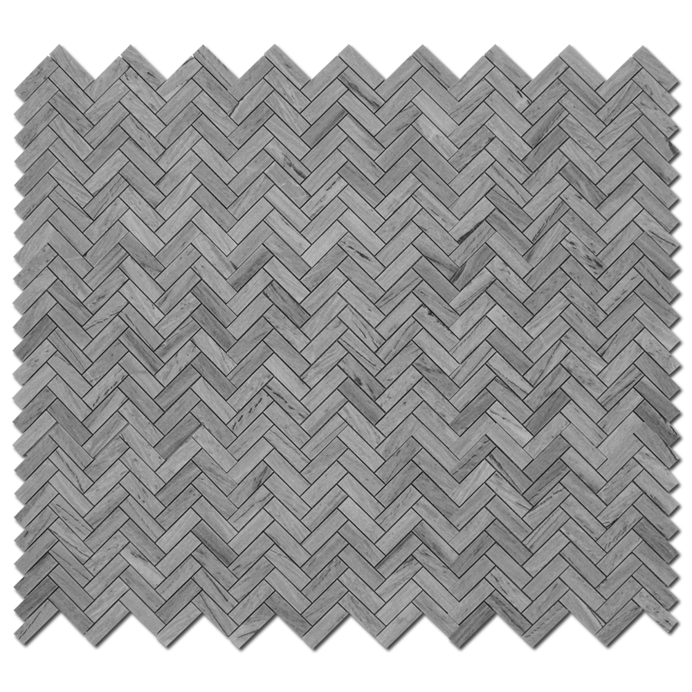 Solto White 1×3 Herringbone Honed