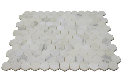 Calacatta Oliva Honeycomb Mosaic