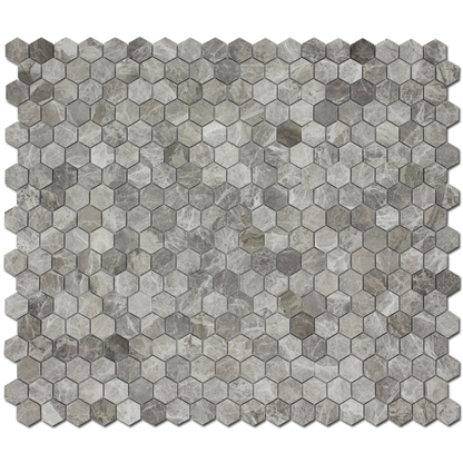 Grigio Fantasia Honeycomb Mosaic
