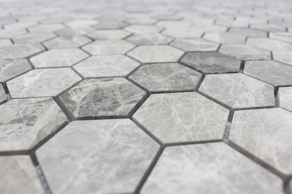 Grigio Fantasia Honeycomb Mosaic