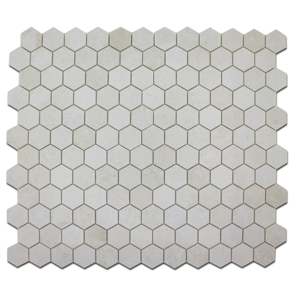 Perla Marble 2&quot; Honeycomb
