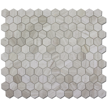 Wooden White 2&quot; Honeycomb