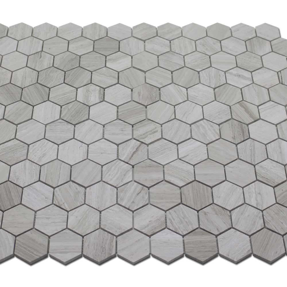 Wooden White 2&quot; Honeycomb
