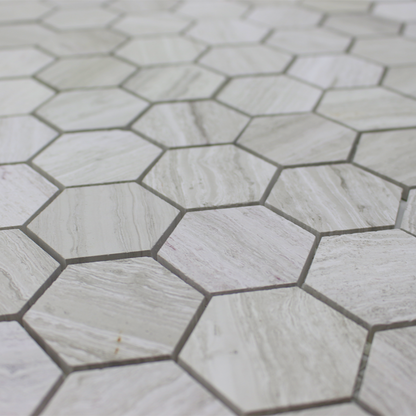 Wooden White 2&quot; Honeycomb