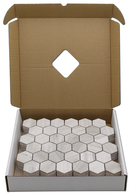 Wooden White Honeycomb Honed